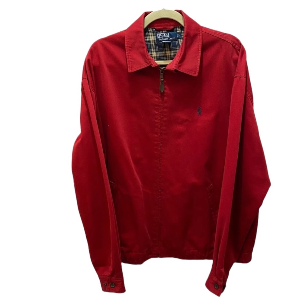 90s Vintage Mens POLO RALPH LAUREN Jacket Red Size Large